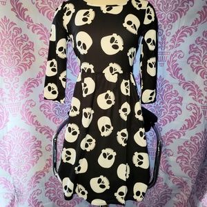 Retro Pin up Skull Dress